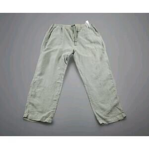 Todd Snyder Drawstring Linen Pants size XXL Green *Read*
